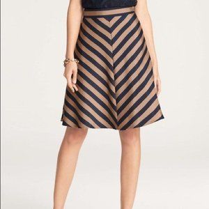 Ann Taylor NWOT Dressy "Regents" Chevron Skirt